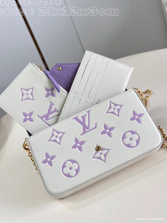 Official oldcobbler FÉLICIE VUITTON LOUIS POCHETTE 0823
